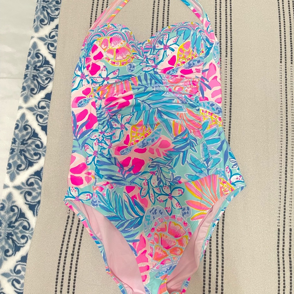 One piece bathing suit !